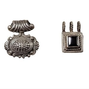 Sterling silver pendants
